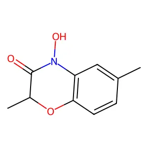 4-Hydroxy-2,6-dimethyl-1,4-benzoxazin-3-one structure