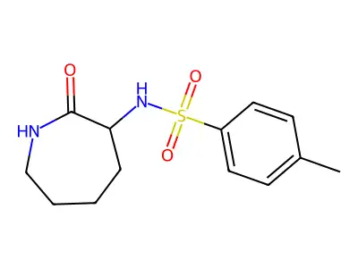 4-Methyl-N-(2-oxo-3-azepanyl)benzenesulfonamide structure