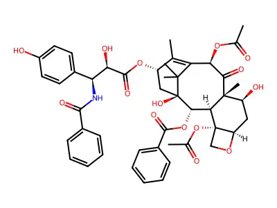3'-p-Hydroxypaclitaxel structure