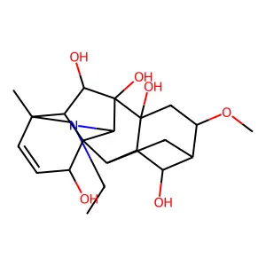 Glabredelphinine structure