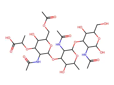 O-specific antigen, Yersinia ruckerii structure