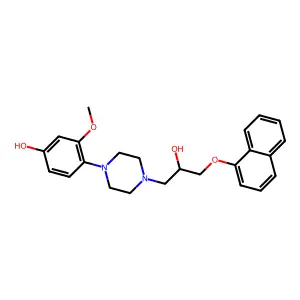 4-Hydroxyphenylnaftodipil structure
