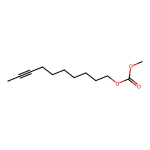 Carbonic acid, decyn-1-yl methyl ester structure