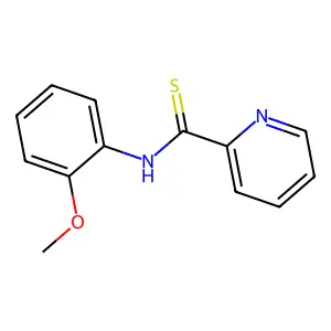 N-(2-methoxyphenyl)pyridine-2-carbothioamide structure