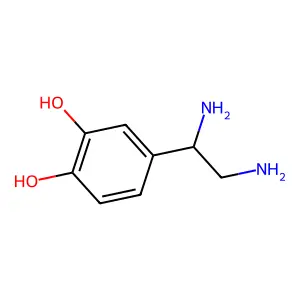 1-(3,4-Dihydroxyphenyl)-1,2-diaminoethane structure