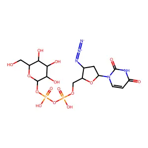 Diphosphoglucose-AzddU structure