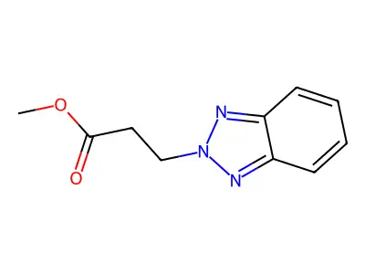 Methyl 3-(2H-benzo[d][1,2,3]triazol-2-yl)propanoate structure