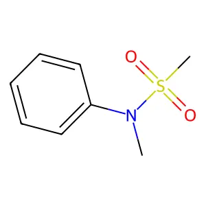 N-methyl-N-phenylmethanesulfonamide structure