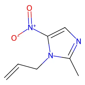 1-Allyl-2-methyl-5-nitro-1H-imidazole structure