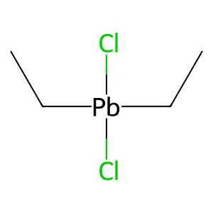 Diethyllead(2+) dichloride structure