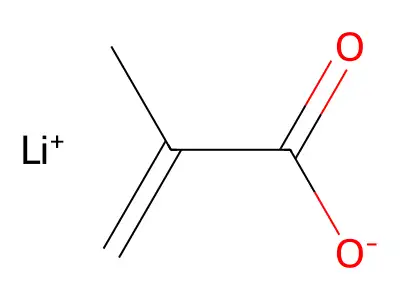 Lithium methacrylate structure