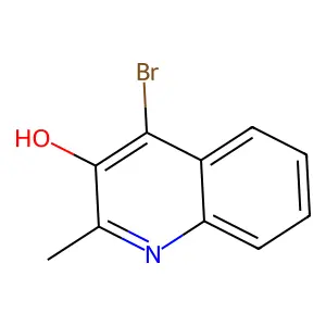 4-Bromo-2-methylquinolin-3-ol structure