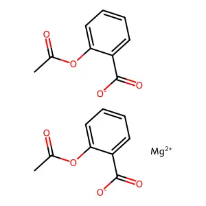 Magnesium acetylsalicylate structure