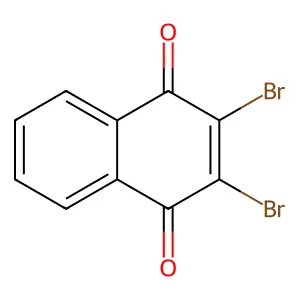 2,3-Dibromo-1,4-naphthoquinone structure