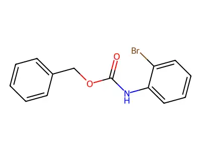 Benzyl N-(2-bromophenyl)carbamate structure