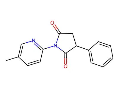 1-(5-Methylpyridin-2-yl)-3-phenylpyrrolidine-2,5-dione structure