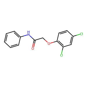 2-(2,4-dichlorophenoxy)-N-phenylacetamide structure