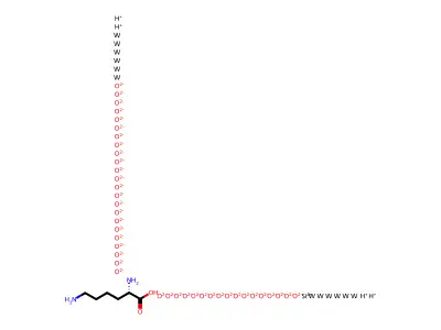(Lysine H+)n H(4-n) Si W12 O40 structure