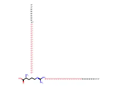 (Arginine H+)n H(4-n) Si W12 O40 structure