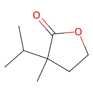 alpha-Isopropyl-alpha-methyl-gamma-butyrolactone structure