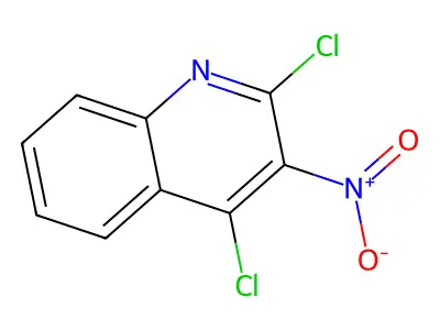 2,4-Dichloro-3-nitroquinoline structure