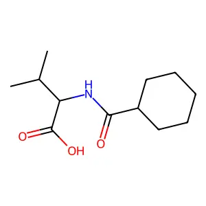 (2R)-2-(cyclohexylformamido)-3-methylbutanoicacid structure