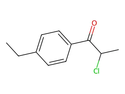 2-Chloro-1-(4-ethyl-phenyl)-propan-1-one structure