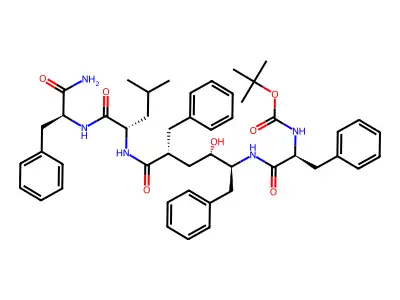 Boc-Phe-CH2Ph-Leu-Phe-NH2 structure