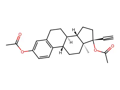 Ethynyl Estradiol Diacetate structure