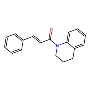 1-(3,4-dihydro-2H-quinolin-1-yl)-3-phenylprop-2-en-1-one structure