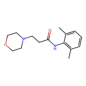 N-(2,6-Dimethylphenyl)-3-(4-morpholinyl)propanamide structure