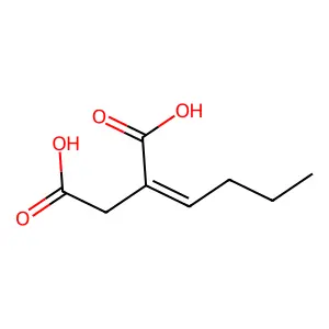 2-Butylidenebutanedioic acid structure