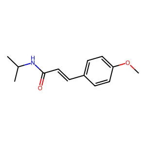 (E)-3-(4-methoxyphenyl)-N-propan-2-ylprop-2-enamide structure