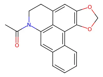 N-Acetyldehydroanonaine structure