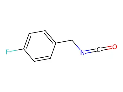 1-Fluoro-4-(isocyanatomethyl)benzene structure