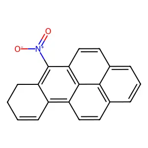 6-Nitro-7,8-dihydrobenzo(a)pyrene structure