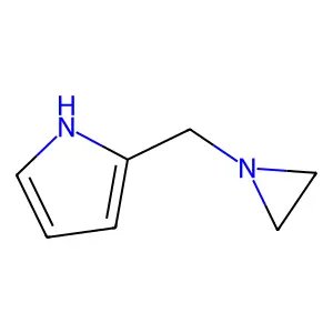 2-(aziridin-1-ylmethyl)-1H-pyrrole structure