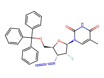 AZddF-ribofuranosyl-T structure