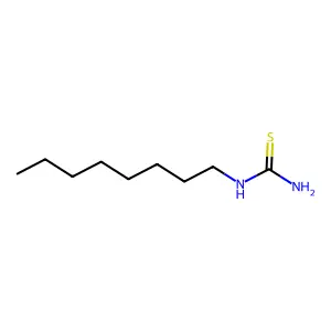 Octylthiourea structure