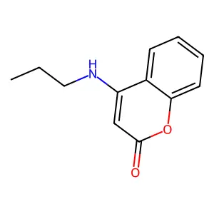 4-(Propylamino)chromen-2-one structure