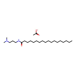 Octadecanamide, N-(3-(dimethylamino)propyl)-, acetate (1:1) structure