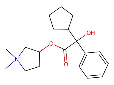 Glycopyrronium structure