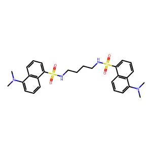 Didansyl-1,4-diaminobutane structure