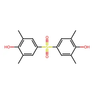 Phenol, 4,4'-sulfonylbis[2,6-dimethyl- structure