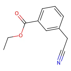 Ethyl 3-(cyanomethyl)benzoate structure