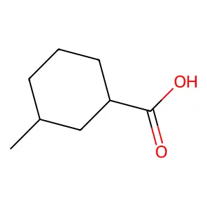 3-Methylcyclohexanecarboxylic acid structure