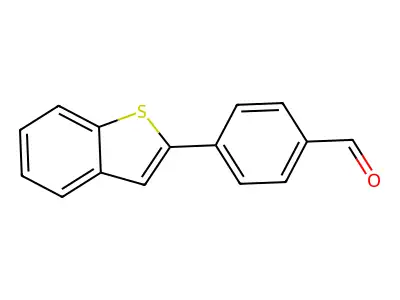 4-Benzo[b]thiophen-2-yl-benzaldehyde structure