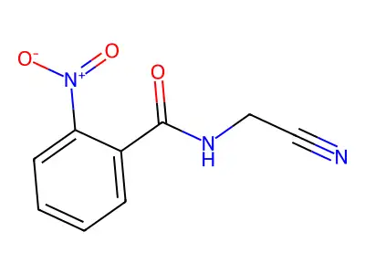 N-(cyanomethyl)-2-nitrobenzamide structure