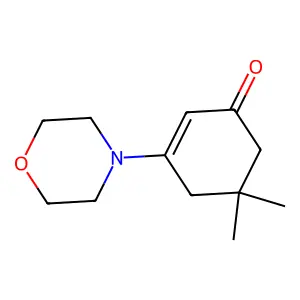 5,5-Dimethyl-3-morpholino-2-cyclohexen-1-one structure