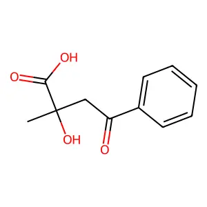3-Benzoyl-2-methyllactic acid structure
